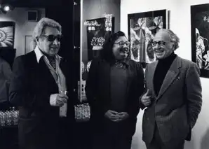 Paul, Pierre Restany and Marcel Van Jole